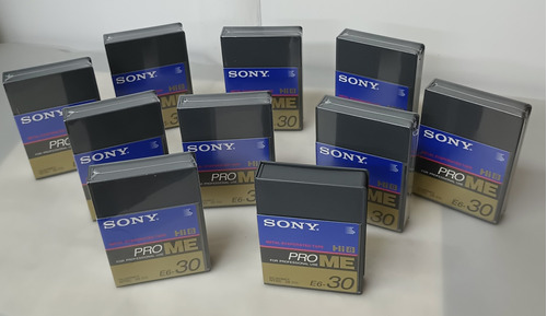Cassette Digital8 Hi8 Sony Pro Me E6-30, 10 Pz