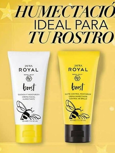 2cremas Faciales Jafra Royal Boots Piel Sensible-seca Y Gras