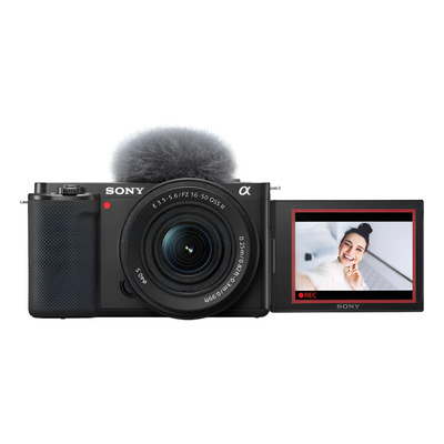 Cámara Sony Zv-e10 Con Lente 16-50mm F\u002F3.5-5.6 I I Negra | Meses sin interés