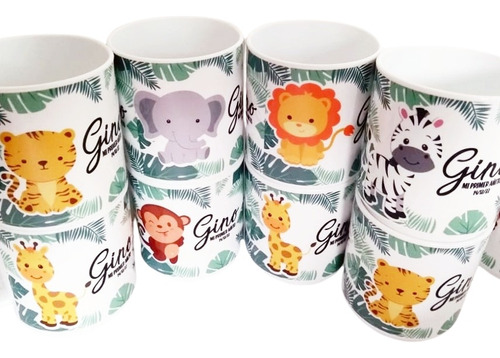 Tazas De Plástico Personalizadas Infantiles. Sublimadas