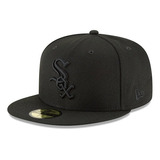 Gorra New Era Chicago White Sox Black On Black 59fifty