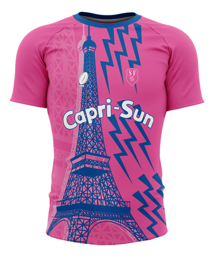 Camiseta De Rugby Picton Paris Stade Frances Elastizada Stre