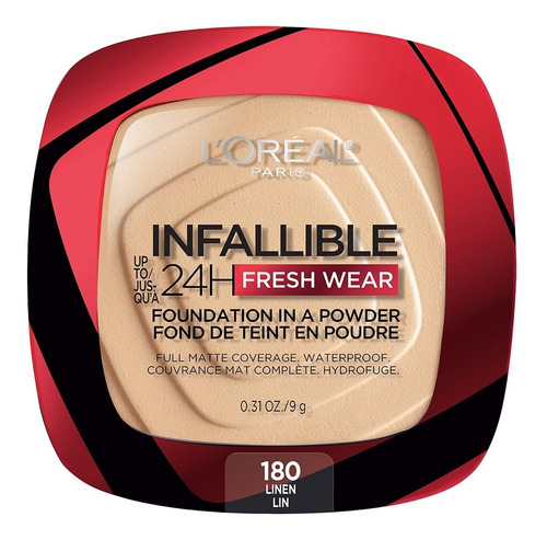 Base En Polvo Infalible De L'oreal Paris Tono Linen 180