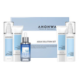 Kit Skincare Aqua Solution Ahohaw  5 Piezas (hidratacion)
