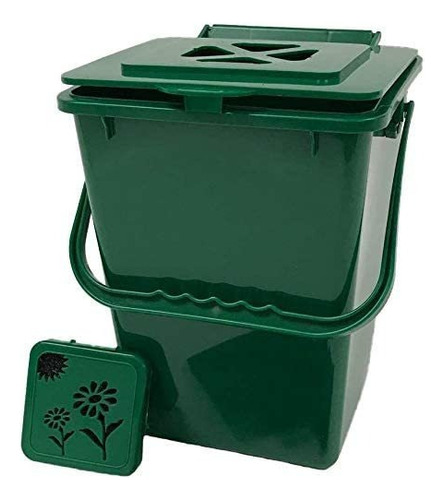 Exaco Eco 2000-np - Cubo De Compostaje Para Cocina, 2,4 Ga