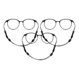 Combo X3 Correas Gafas Lentes Ajustables Antideslizante