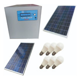 Planta Solar 600w Dos Paneles+inversor+bombillos Led