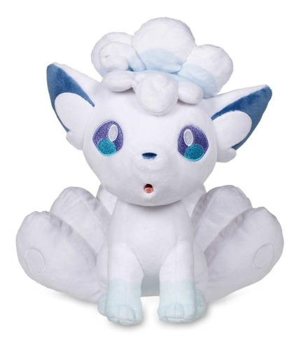 Vulpix Alola Pelúcia Original Pokémon Center 20cm Branca