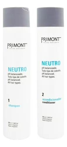 Combo Shampoo + Acondicionador Neutro Primont