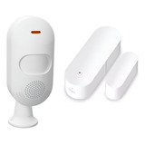 Kit Alarma Sensores Wifi Movimiento + Puerta Casa App Tuya