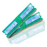 Memória Ram Smart Kit 2x Ddr2 2gb 1333mhz Verde Desktop 