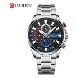 Reloj Para Hombre Curren 8415 8415 Plateado