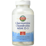 Kal | Glucosamine Chondroitin & Msm With D3 | 120 Tablets