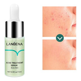 Serum Lanbena Anti Acné Tratamiento 15ml Cuidado Facial Tipo De Piel Normal