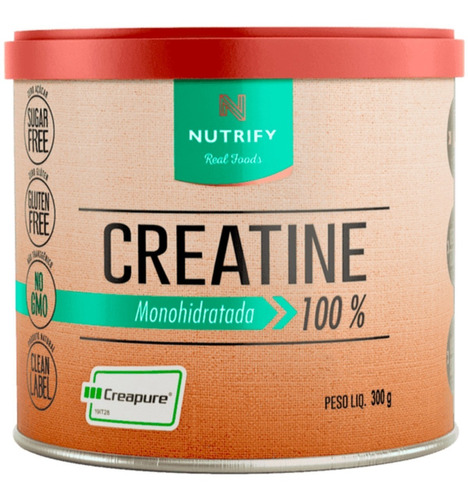 Creatina Nutrify 300g  Creatine 100% Monohidratada Creapure