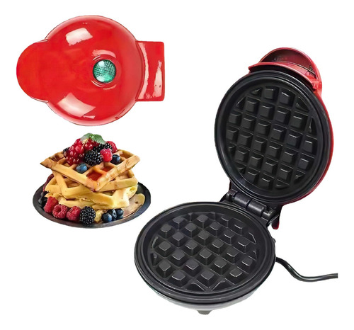 Mini Wafflera Maquina Para Hacer Waffles Cocina Reposteria