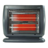 Calentador Calefactor Elec 800w Cuarzo 2 Temp Heat Wave Color Negro