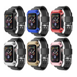 Correa Y Case De Uso Rudo Para Apple Watch Serie 4 5 40/44mm