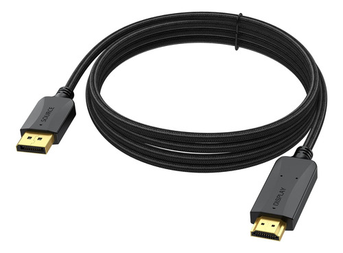 Cable Displayport A Hdmi De 10 Pies, (puerto De Pantalla) Ca