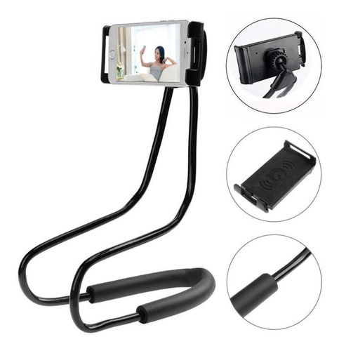 Soporte Celular Cuello Sujetador Flexible Cama Variedad