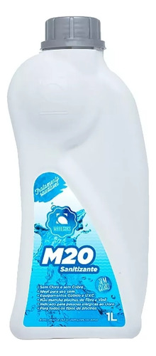 M20 Sanitizante P/ Tratamento Sem Cloro Piscina Spa Ofurô 1l