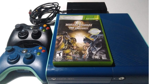 Xbox 360 Elite 500gb Special Edition Blue Bundle