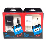 5 Turbo Cargador Usb V8 1hora/stela Cable Micro Usb 5v 2a