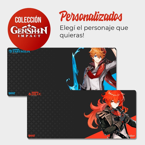 Mousepad Xxl (90x40cm) - Edición Genshin Impact