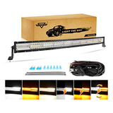 Auxbeam Barra De Luz Led Curvada De 42 Pulgadas Y 240 W, 6 M