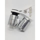 Microscopio 60x Luz Led Y Uv Adaptador Celular