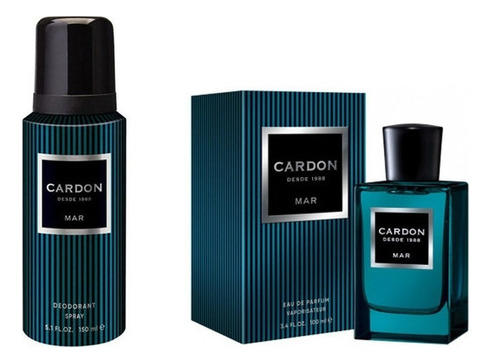 Kit Cardon Fragancia Mar Desodorante + Perfume Edp Hombre