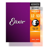 Cuerdas Guitarra Acustica 12-53 Elixir 11052