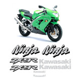 Kit Adesivos Compatível Kawasaki Ninja Zx-9r 1998/1999 Verde Cor Kawasaki Ninja Zx-9r 1998 À 1999 Verde