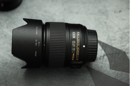 Lente Nikon Af-s Nikkor 35mm F/1.8g Ed Fx Full Frame