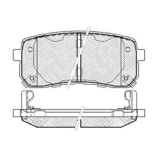 Pastillas Freno Para Hyundai Veracruz 3.8 V6 07/ Tras. Foto 2