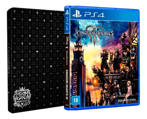 Jogo Ps4 Kingdom Hearts 3 Steelbook Edition Midia Fisica