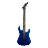 Guitarra Elétrica Jackson Js Series Js12 Dinky De  Choupo Metallic Blue Brilhante Com Diapasão De Amaranto