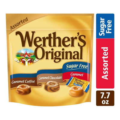 Werther's Caramelo Mantequilla Caramel Coffee Chocolate Sin Azúcar 218g | MercadoLibre