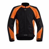 Campera Moto Acerbis Ramsey Vented Verano Naranja Fas