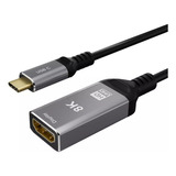 Convertidor De 8k Hd Usb-c A Displayport