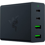 Cargador Razer Usb-c De 130 W Gan Para 4 Dispositivos -negro