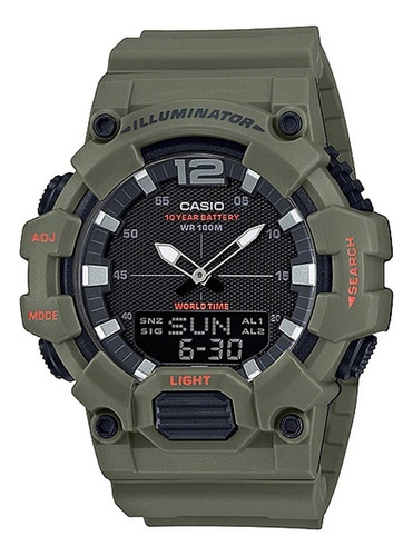 Relógio Casio Masculino  Hdc-700-3a2vdf  Verde Militar + Nfe
