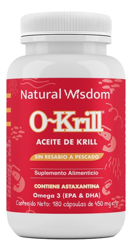 Nw O-krill Aceite Krill Omega 3 Epa Dha Astaxantina 180 Caps