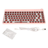 Kit De Teclado Mecánico Personalizado De 84 Teclas Diy Rgb L