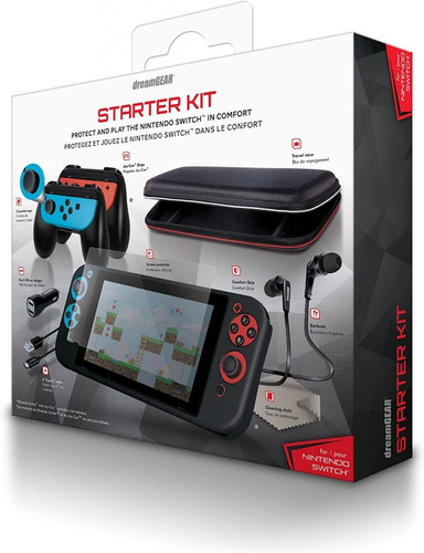 Kit Acessórios Starter Kit P/ Nintendo Switch Dreamgear Novo