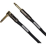 Cable Mogami Ts Macho De 1/4 In, 12 Pies/negro/90 Grados