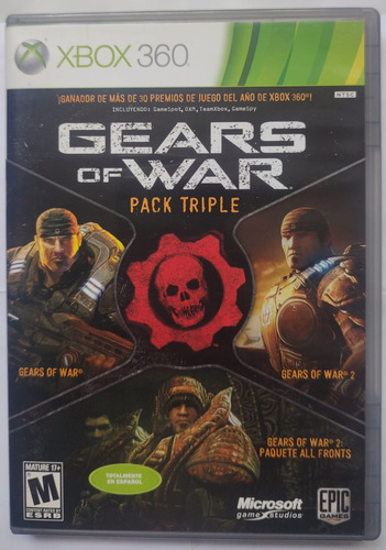 Gears Of War Pack Triple Original Xbox 360