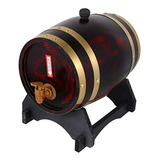 Dispensador De Vino De Madera Maciza Con Barril Decorativo P