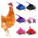 6 Pcs Sombreros De Pollo Para Gallinas Y Mascotas Pequeñas