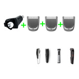 Kit Pente 1mm, 2mm, 5mm Lâmina Cortador Pelos Nariz Philips